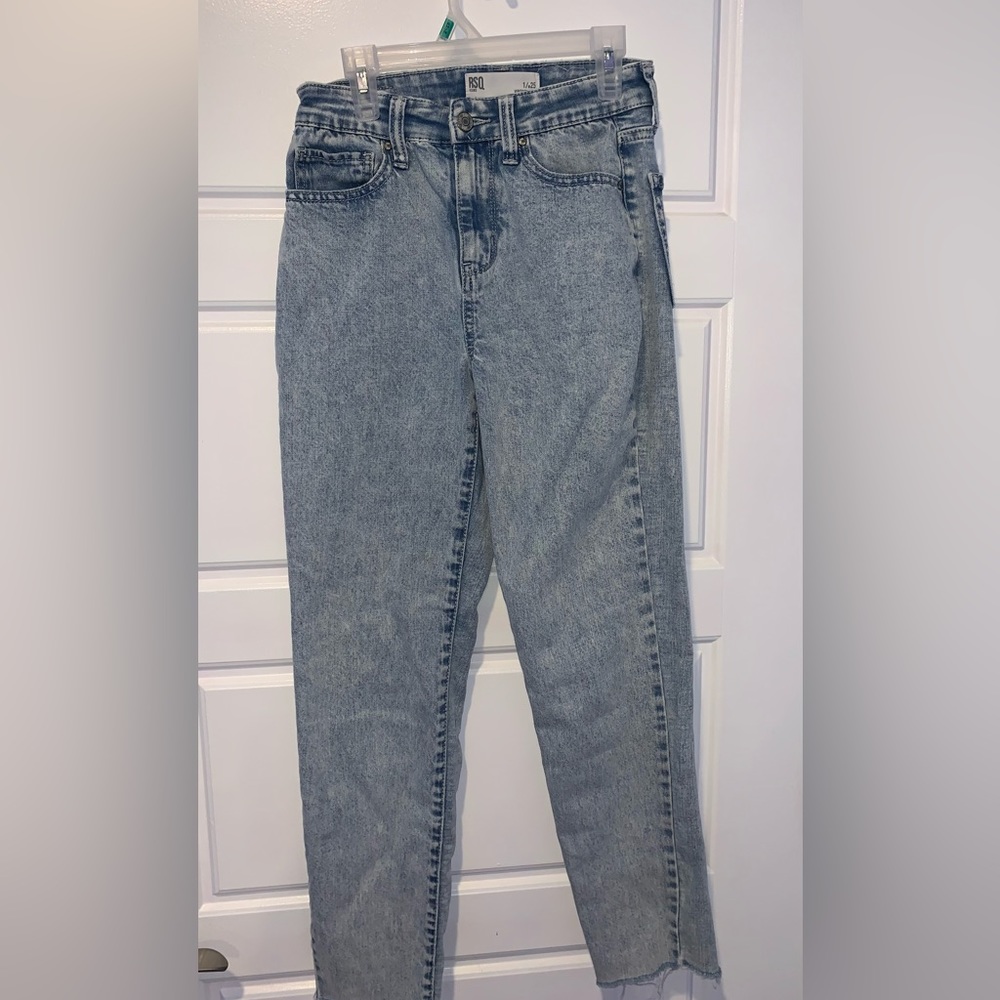 Blue RSQ Women’s vintage ankle cut jeans